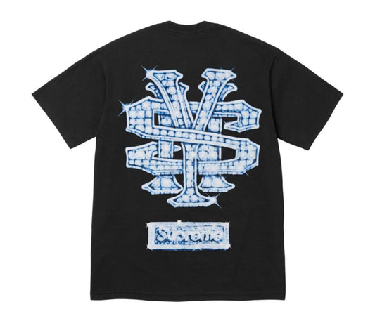 Supreme Snowman Tee Black FW25 Art Dealer ☃️