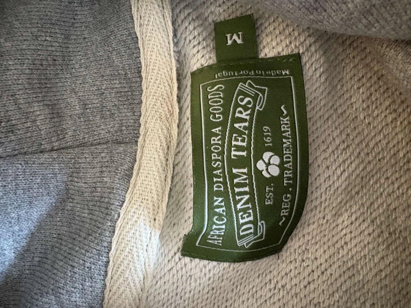 Denim Tears Cotton Wreath Hoodie - Grey - Tremaine Emory Design