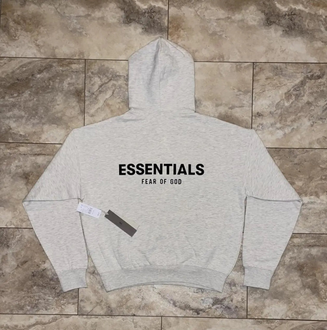 Essentials Fear of God Hoodie - Light Heather Oatmeal - New with Tags