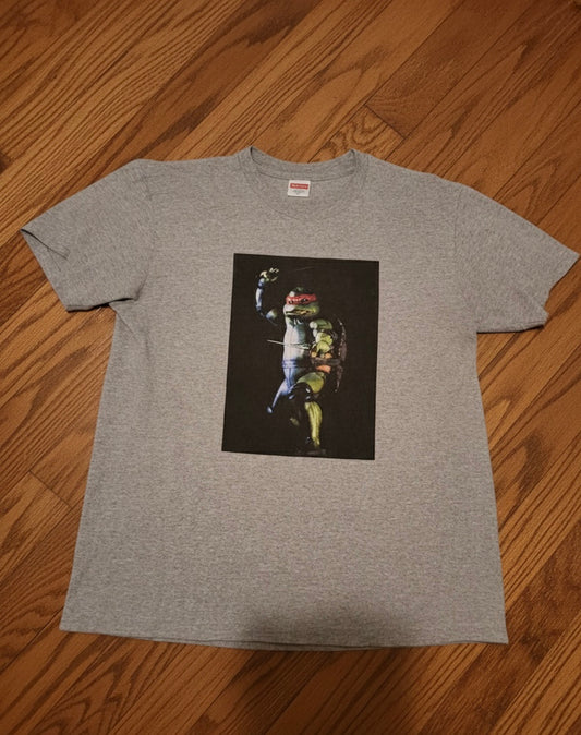 Supreme Raphael TMNT Photo Tee - Heather Grey - Medium