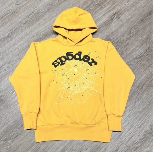 SP5DER - Legacy Hoodie in Yellow