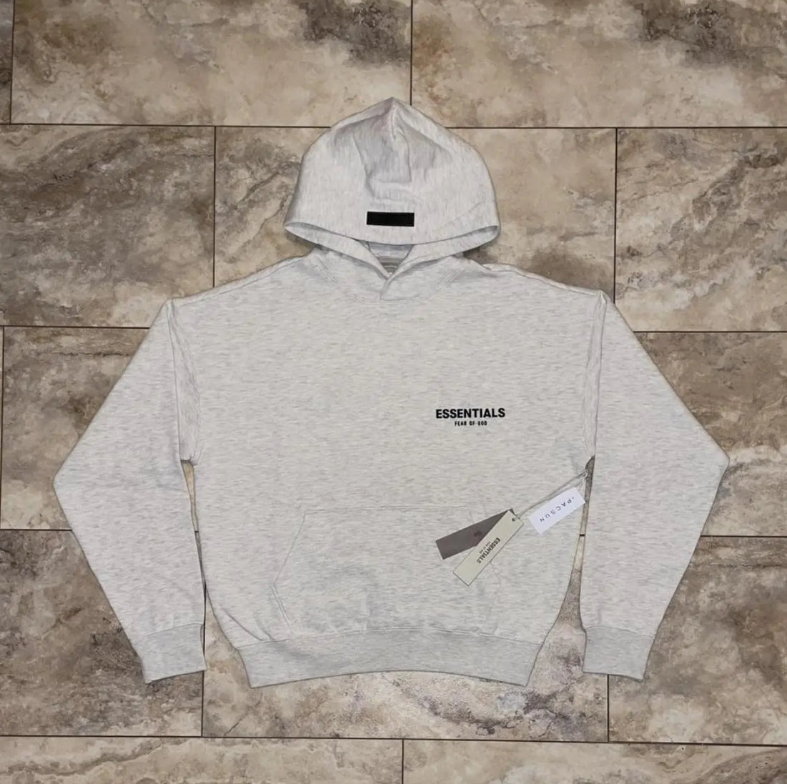 Essentials Fear of God Hoodie - Light Heather Oatmeal - New with Tags