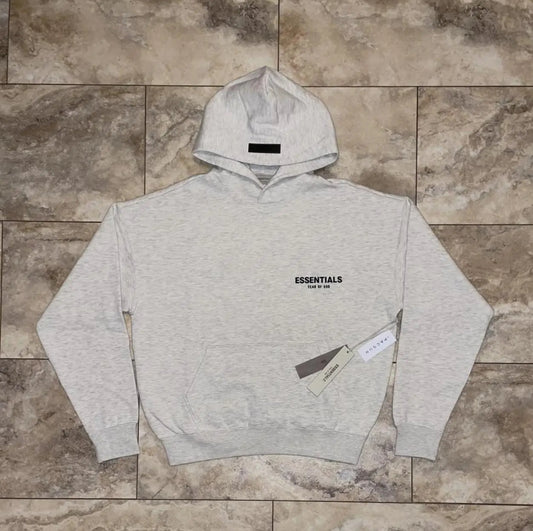 Essentials Fear of God Hoodie - Light Heather Oatmeal - New with Tags