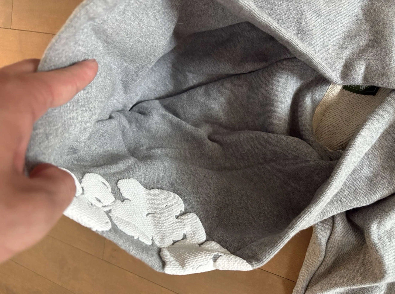 Denim Tears Cotton Wreath Hoodie - Grey - Tremaine Emory Design